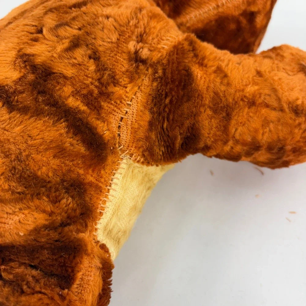 Vintage 60s Brown Tan Plush Teddy Bear Stuffed Animal Shabby Chic Well Loved